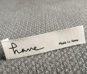 High Quality Garment Woven Tag Labels For Clothing High Quality