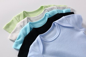 180gsm 100 Organic Interlock Cotton Organic Baby Clothes 180gsm