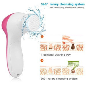 facial cleansing massager 5 in 1