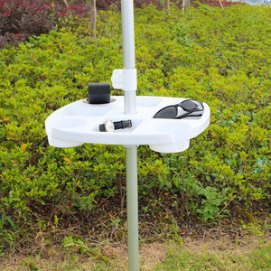 Promotional Outdoor Beach Umbrella Plastic Tray Parts Table With 4 Cup Holders Promotional Outdoor Beach Umbrella Plastic Tray Parts Table With 4 Cup Holders Suppliers Manufacturers Tradewheel