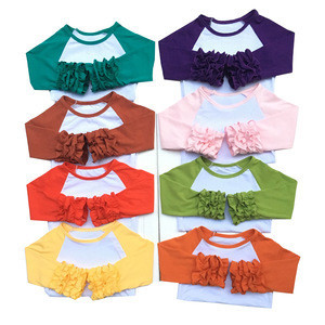 Cheap White Pure Color Baby Girls Icing Ruffle Cheap White Pure