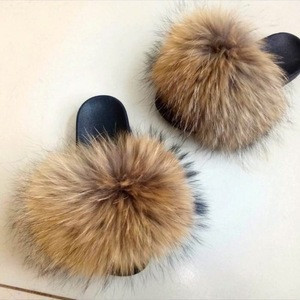 wholesale fur slippers