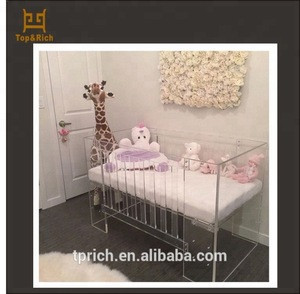 clear acrylic baby crib