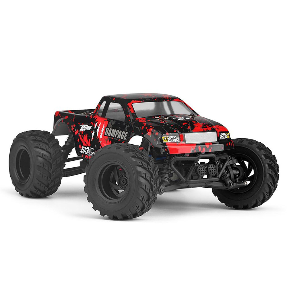 Red Rampage Brushed 1/18 Scale All Terrain Rc Car 36km/h