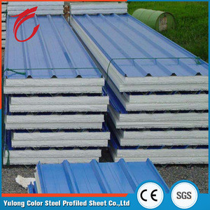 Color Steel Material Type Corrugated Eps Roof Panels Sandwich