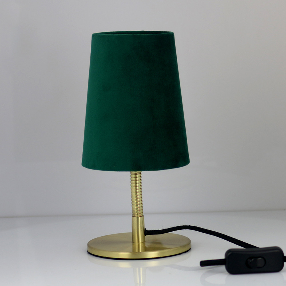 velvet bedside lamp