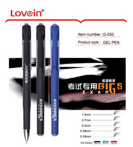 mini gel pens black