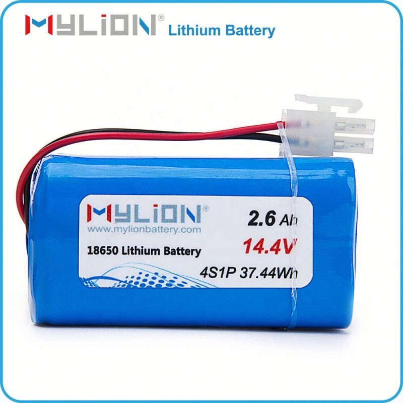 Rechargeable 14.4v 2600mah 18650 Li Ion Lithium Ion Battery Pack For