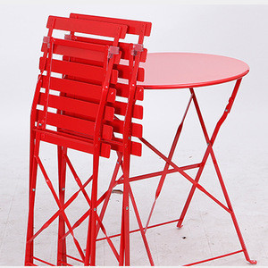 Import Relaxing Metal Outdoor Furniture Folding Bistro Set Garden Bistro Table Set From Hangzhou Yoho Industrial Co Ltd China Tradewheel Com