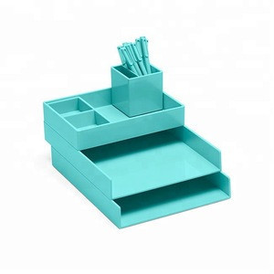 Desk Top Stationery Drawer Stackable Plastic Office Paper Tradewheel