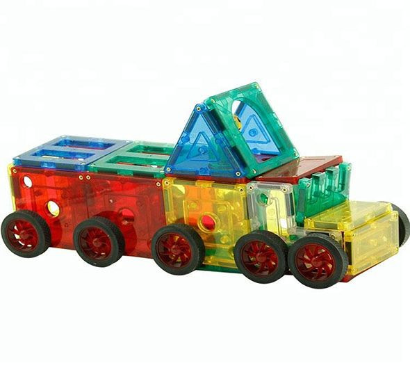clear magnetic building blocks