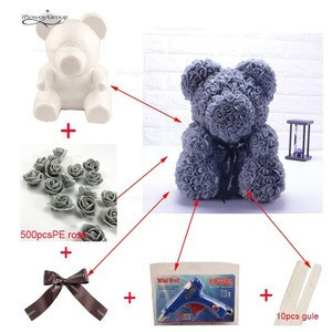foam rose bear wholesale