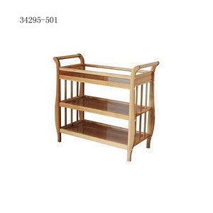 baby bed and changing table