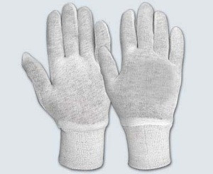 cotton knitted gloves