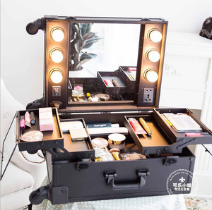 suitcase makeup box