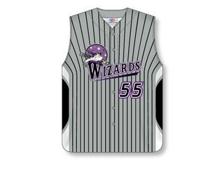 grey and white baseball jersey