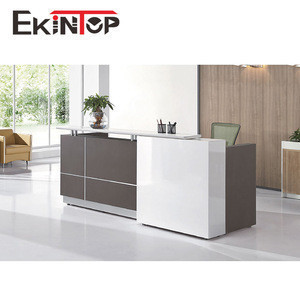 Ekintop White Office Wood Counter Office Front Counter Design Standing Reception Desk Ekintop White Office Wood Counter Office Front Counter Design Standing Reception Desk Suppliers Manufacturers Tradewheel
