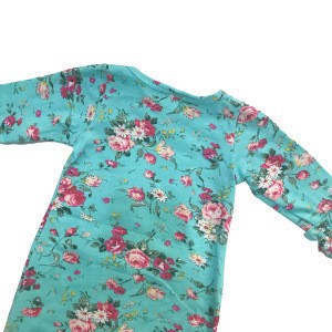 Hot Sale Floral Baby Clothing Ruffle Sleeves Sleeping Hot Sale
