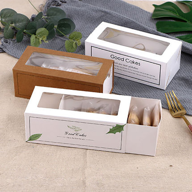 Wholesale Folded Art Paper Box Rectangle Shape Custom Design Cookie Packaging Box With Window Wholesale Folded Art Paper Box Rectangle Shape Custom Design Cookie Packaging Box With Window Suppliers Manufacturers