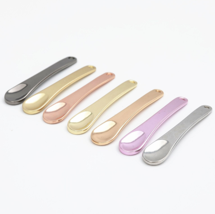 Import Metal Mini Cosmetic Spatula Zinc - Metal Makeup Spatula Import Metal Mini Cosmetic Spatula Zinc - Metal Makeup Spatula
