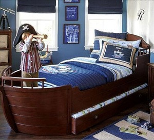 boat kids bed
