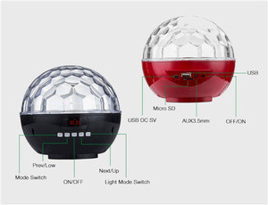 disco ball light bluetooth speaker