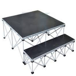 Tourgo Aluminum Assemble Stage Transparent Glass Stage For Wedding Portable Stage Glass Aluminum