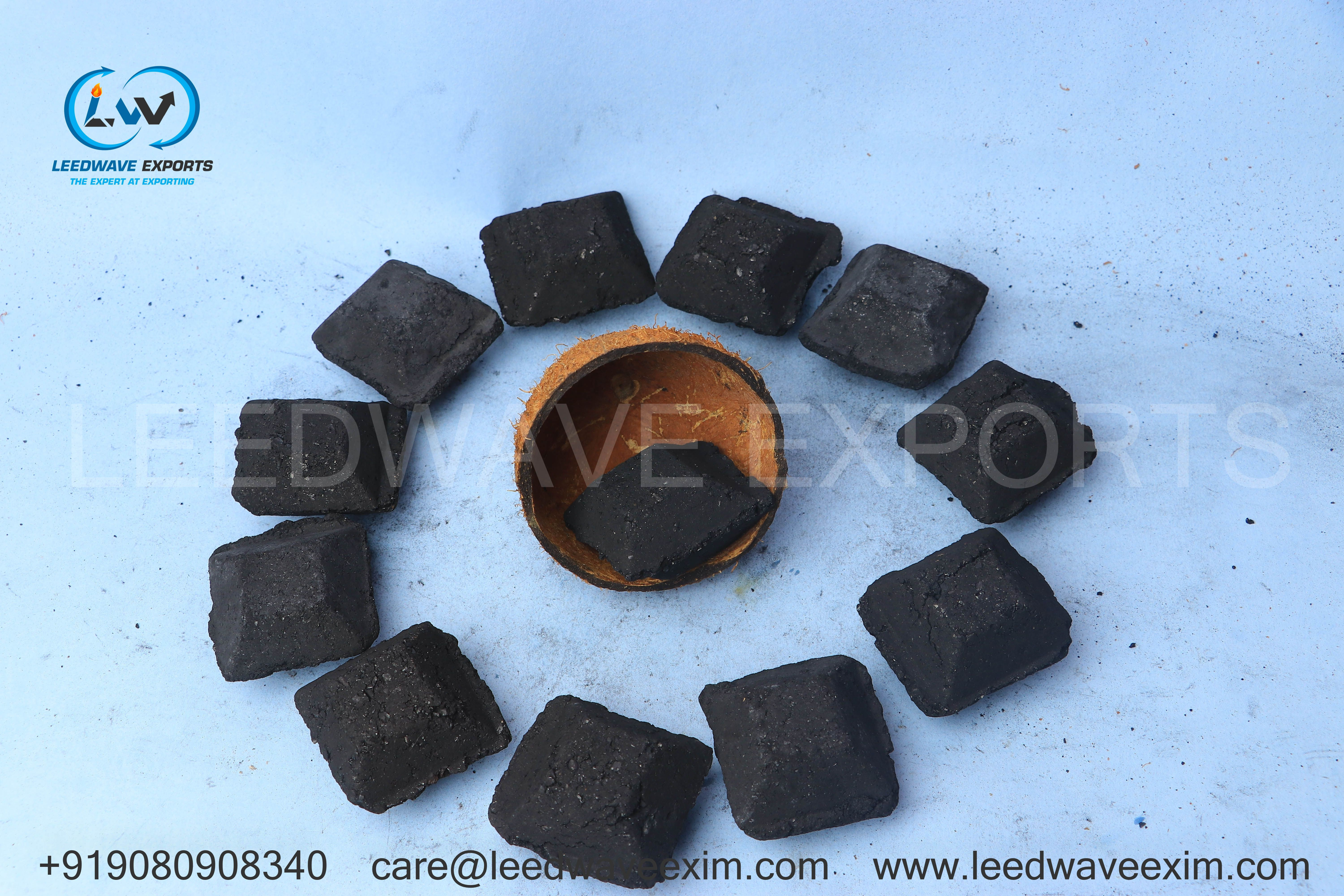 Eco Friendly Long Burning Charcoal Briquette Made By 100 Coconut Shell