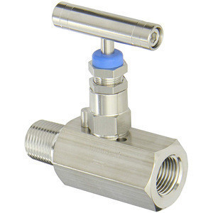 Manual Gas Single Block And Bleed Gauge Stainless Steel Needle Valve 1/ ...