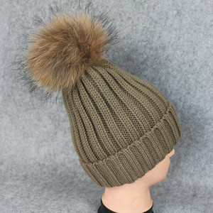 custom winter hats with pom