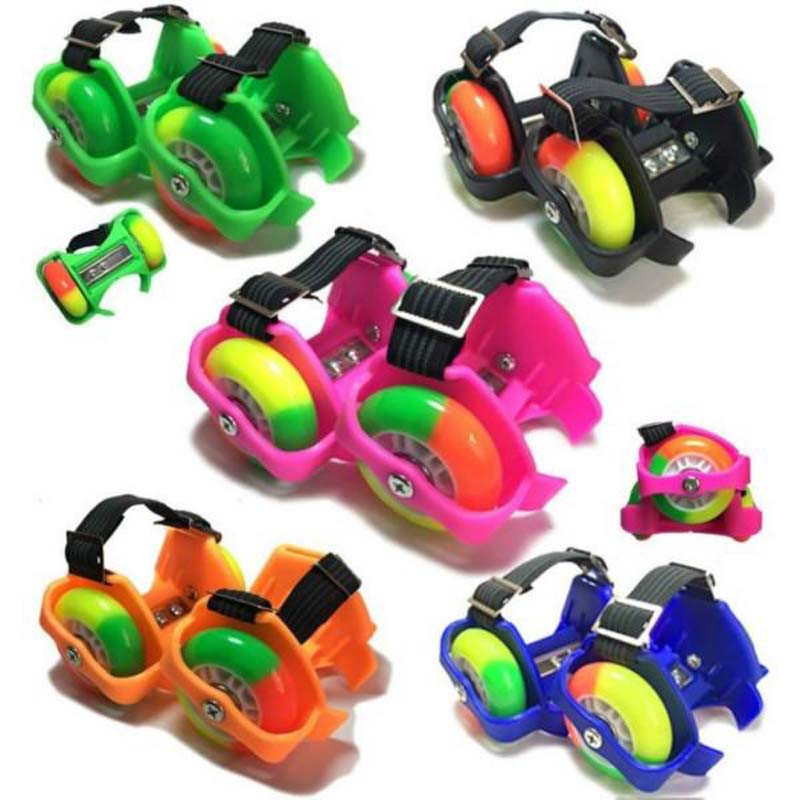 double wheel roller shoes