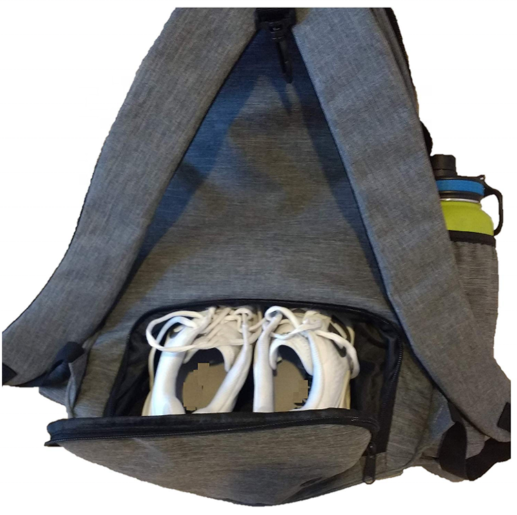 racket bag with shoe compartment
