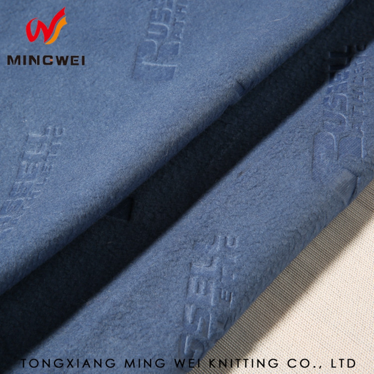 Import Anti Pilling Anti Static Emboss Custom Printed Polar Fleece Fabric From Tongxiang Mingwei Knitting Co Ltd China Tradewheel Com