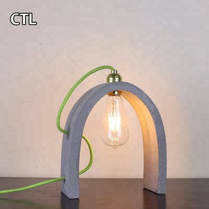 concrete desk lamp