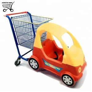 kids plastic shopping trolley