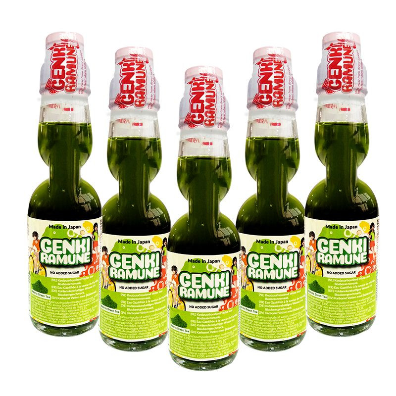Matcha Green Tea Genki (healthy ) Ramune Soda | Matcha ...