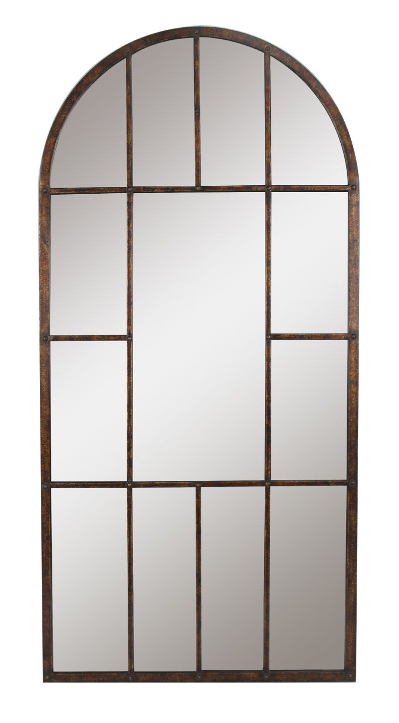 Arched Large Framed Wall Mirror Tradewheel