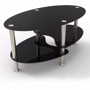 New Design Modern Low Price Glass Coffee Table With Round Shape 3 Layers Side Table For Living Room New Design Modern Low Price Glass Coffee Table With Round Shape 3 Layers
