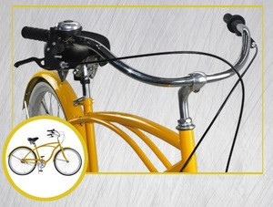 beach cruiser bike yellow