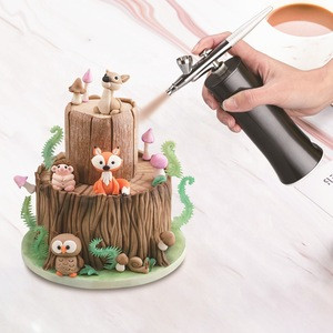 Chargeable Mini Compressor Cordless Airbrush Cake Decor Coloring
