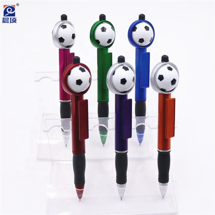 Emoji 3d Roller Soccer Ball Pens Personalized Pen Neck Lanyard