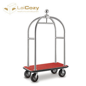 metal luggage cart