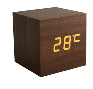 2018 Best Selling Desk Cube Wood Led Alarm Clock Wooden Clock Comply With Ce Rohs S714 2018 Best Selling Desk Cube Wood Led Alarm Clock Wooden Clock Comply With Ce