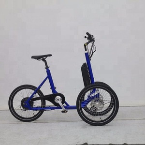 tricycle with two wheels in front