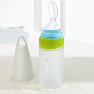 rice cereal in baby bottle