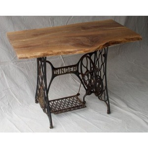 Industrial Vintage Cast Iron Metal Console Table Industrial