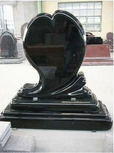 black marble tombstone