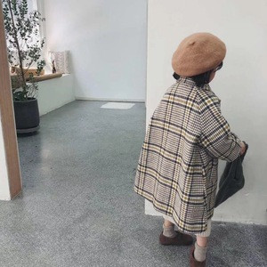 2018 New Arrival Europe Kids Winter Warm Clothes Childrens Christmas Oversize Party Outwear Baby Girls Tartan Grid Long Coat 2018 New Arrival Europe Kids Winter Warm Clothes Childrens Christmas Oversize Party